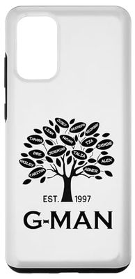 Galaxy S20+ G-Man Est.1997 Family Tree With All Grandkid Names Case