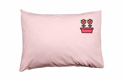 Bona Basics, Housse de Coussin Décorative, Décoration de la Maison pour canapé, Cafétéria, Taille: 50x35 cm, Couleur: Rose Clair