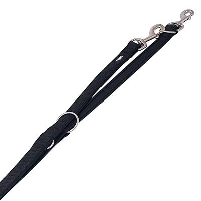 Nobby 80550-05 Mesh Preno - Correa para guía (200 cm, Ancho: 25/35 mm), Color Negro