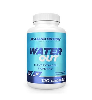 ALLNUTRITION Water Out Food Supplement to Remove Excess Water - Natural detoxification and Weight Loss with Plant extracts Bioperine 120 Capsules