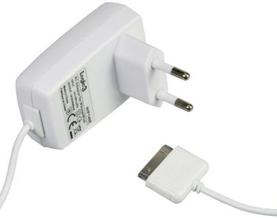 Logic3 AC Adapter for iPhone/iPod - Cargador (Color Blanco)