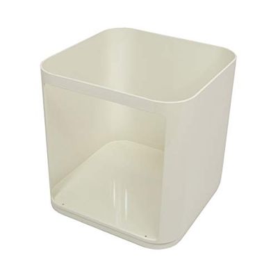 Kartell Componibile Elementos compostáveis, elemento quadrado, altura H. 38,5, 38 x 38,5 x 32 cm, branco