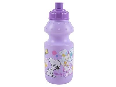 Marchi CyP-Snoopy, Bottiglia, Borraccia, Borraccia sportiva, Borraccia, Borraccia, Colore viola, Prodotto ufficiale