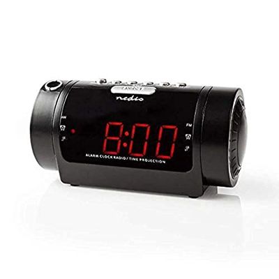 Nedis Rádio despertador Projetor Di gital ecrã LED de 0