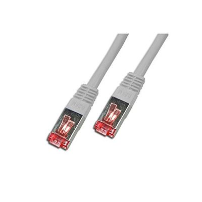 Générique Câble ethernet RJ45 catégorie 6 blindé gris (50 cm)