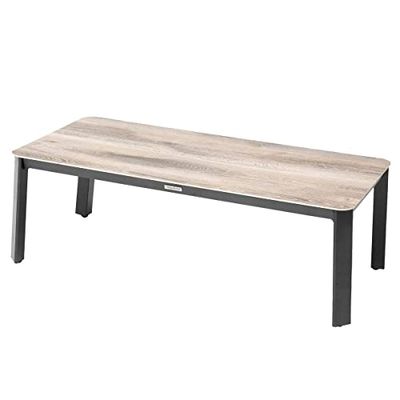 Hespéride - Table Basse de Jardin rectangulaire Pavane Graphite