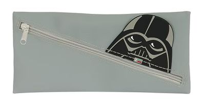 Safta VADER pennenetui, etui voor kinderen, ideaal voor schoolkinderen, comfortabel en veelzijdig, kwaliteit en duurzaamheid, 22 x 1 x 11 cm, grijs, Grijs, Standaard, casual