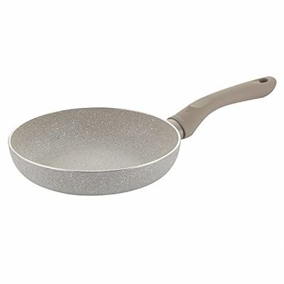 Florina - Sartén de aluminio SANDY ORGANIC | 20 cm | Sartén inducción | Sartén universal con revestimiento antiadherente | Apta para cocina de inducción, cocina de gas, cocina eléctrica (Gris)
