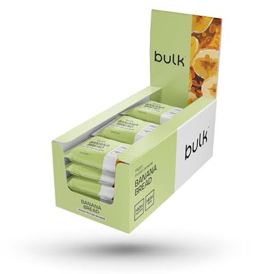 Bulk Brownie protéiné végétalien, pain aux bananes, paquet de 12 L'Emballage Peut Varier