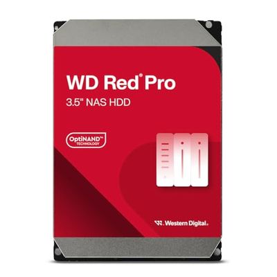 WD Red Pro 26TB NAS Disque Dur Interne 3,5" – 7200 RPM Classe, SATA 6Gb/s, CMR, 512MB Cache
