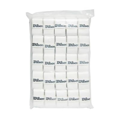 Wilson PRO Padel Overgrip 50 Pack, Impugnatura Unisex, White, Confezione da 50