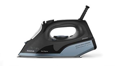 Taurus Atlas Ceramic 2600 - Plancha de vapor. 2600W. Suela cerámica. Golpe vapor 170g/min. Vapor continuo 40g/min. Función spray. Doble sistema antical. Autolimpieza. Regulador vapor y temperatura.