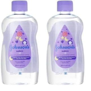 Johnson's Baby Bedtime Oil, 300 ml (Pack of 2)