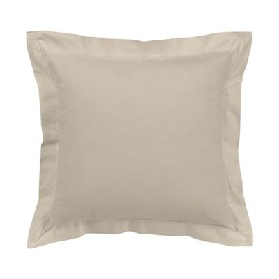 Alexandra House Living Qutun Kussensloop, Taupé, 55 x 55 + 5 cm, 2 stuks