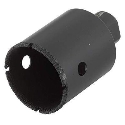 wolfcraft Broca de perfuração com diamante "Ceramic" para rebarbadoras I 5946000 I Para a instalação de fixadores de torneiras e passarelas para cabos em azulejos e azulejos