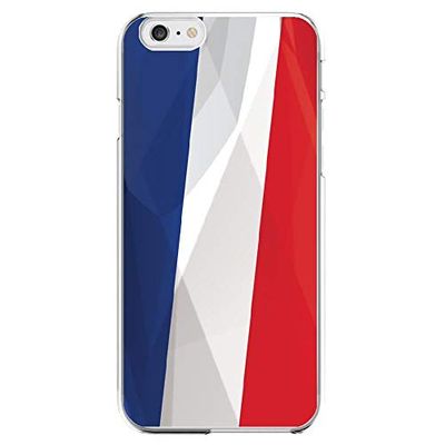 Shot Case Cover Silicone voor iPhone 6 / 6S Plus, Vlag Frankrijk, transparant, Gel, zacht