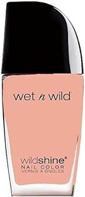 wet n wild – Wild Shine Nail Color – Application facile & rapide - Fini brillant - Teinte Tickled Pink - 100% Cruelty Free