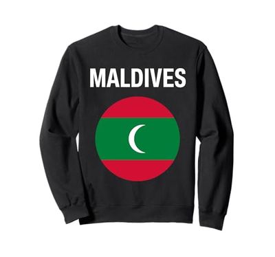 Bandiera delle Maldive Moderna Felpa