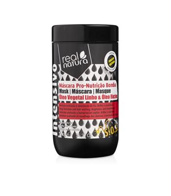 Real Natura - Maschera Senza Sale Pro-Nutrição Bomba 1KG - Nutrimento e Riparazione Profonda per Capelli