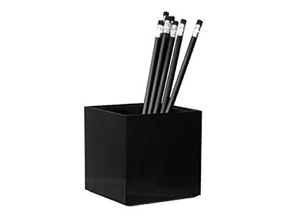 Bostitch Office Konnect Pencil Cup Desk Organizer, Pen Cup, Black