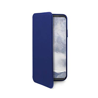 Celly PRESTIGE790BL 5.8" Custodia a portafoglio blu custodia per cellulare – Custodia a portafoglio, per Samsung Galaxy S9, 14,7 cm (5.8"), blu