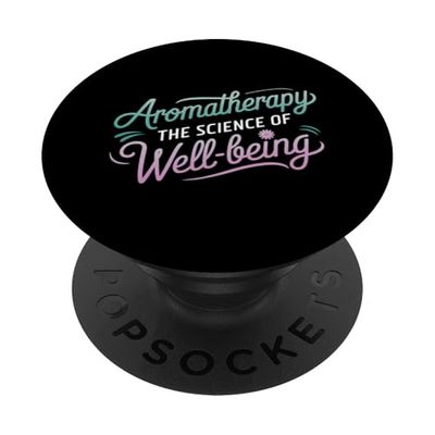 Aromaterapia La ciencia del bienestar Aromaterapia PopSockets PopGrip Adhesivo