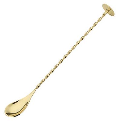 Utopia F94040 Gold Cocktail Mixing Spoon 11" (28cm) Pack of 6