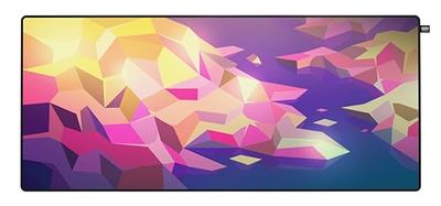 CHERRY XTRFY GP5, XL Gaming Mouse Pad (920 x 400 x 3 mm), High-Speed Cloth Surface for Precision, Stitched Edges, Non-slip, Machine washable, Litus Pink
