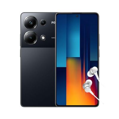 POCO M6 Pro Black - Smartphone 12+512GB, Helio G99, 64MP triple camera, 6.67" Flow 120Hz AMOLED display, 5000mAh, 67W turbo charging (UK Version + 2 Years Warranty