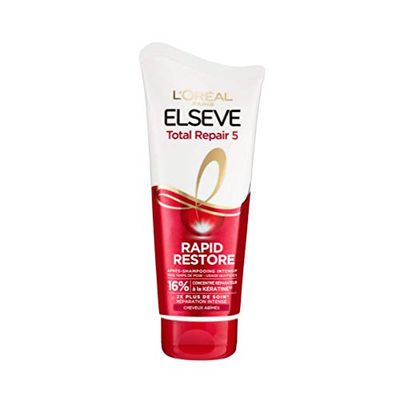 L’ORÉAL PARIS - Après-Shampooing Intensif - Cheveux Abimés - Soin Réparation Intense - Enrichi en Kératine - Elsève Total Repair 5 - 180 ml