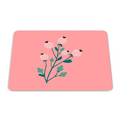 Questo Casa, Rektangel digitalt tryckt musmatta, halkfri undersida, för kontor och hem, storlek: 22 x 18 cm
