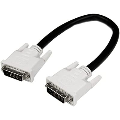 StarTech.com Cable para Monitor DVI-D de Doble Enlace de Video Digital de 1 pie - M/M, DVI-D, DVI-D, 160 g, 30 cm