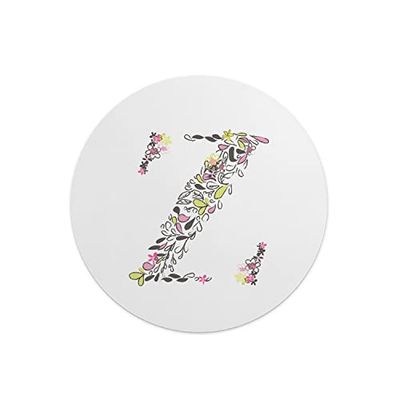 Questo Casa, Tapis de Souris Rond imprimé numérique avec Fond antidérapant pour Bureau et Maison Diamètre 22 cm