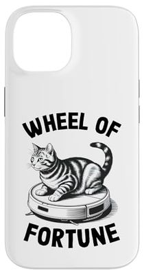 Wheel Of Fortune Cat Joke Robot Vacuum Cleaner Cat Case for iPhone 14