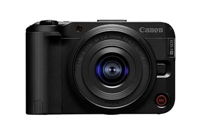 Canon EOS R50 V + RF-S 14-30mm F4-6.3 IS STM PZ - Cámara para Vlogging Compatible con Objetivos Canon RF | Ideal Vlogs y Viajes | Conexión Bluetooth
