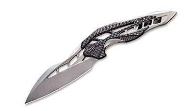 WE Knife Unisex – Arrakis Carbon Gray SW fickkniv, grå, 20,3