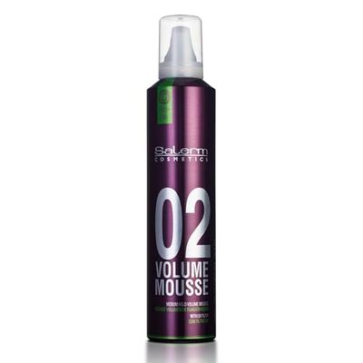 SALERM - Volume de espuma - Pro Line Volume Mousse 02 - 300 ml - para cabelos finos - com ácido hialurónico - melhora a hidratação e elasticidade do cabelo, a embalagem pode variar