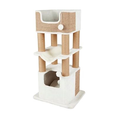 Trixie 44669 - Tiragraffi XXL Lucano, 110 cm, Colore: Bianco/Tortora