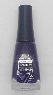 Fashion Make-Up FMU1400322 Vernis à Ongles Tentation N°22 Dark Rouge Noir 11 ml