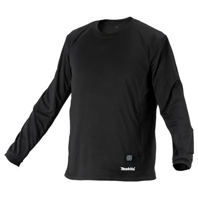Makita DCX200CM 12V/18V Li-ion CXT/LXT Camiseta de capa base calentada, tamaño mediano - Baterías y cargador no incluidos