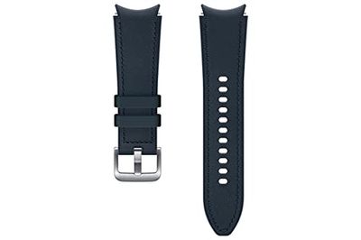 Samsung Watch Strap Hybrid Leather Band - Official Samsung Watch Strap - 20mm - S/M - Navy
