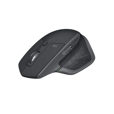 Logitech MX Master 2S Souris sans Fil édition Bluetooth, Multi-Surfaces, défilement Ultra-Rapide, Ergonomique, Rechargeable, se connecte à 3 Ordinateurs Mac/PC Maximum - Graphite