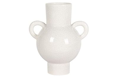 JARRON CERAMICA NARANJA 21x21x35 CM
