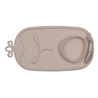 b.box Roll + Go 101309 Rouleau de Tapis de Repas et Goomil Time Mat Latte