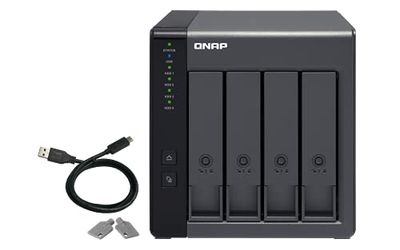 QNAP TR-004 4-bay USB Type-C Direct Attached Storage (DAS) met hardware RAID (schijf)
