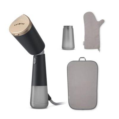 Sistema di Stiratura a Vapore Portatile Philips Serie 5000 - Elegante e Compatto, Testina Regolabile, Riscaldamento Rapido, Sicuro Per Tutti i Tessuti, Accessori, Grigio Antracite (STH5030/80)