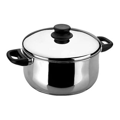 LACOR - 14424 - Panela com tampa GarInox 24 cm INOX.