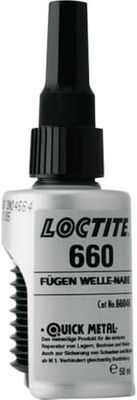 Loctite Henkel 267328660 Composé de rétention en métal Rapide Haute résistance pour Le Remplissage d'espaces, 50 ML, Argenté.