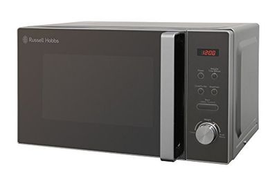 Russell Hobbs RHM2076S - Microondas compacto independiente, 800 W, 20 litros, plateado
