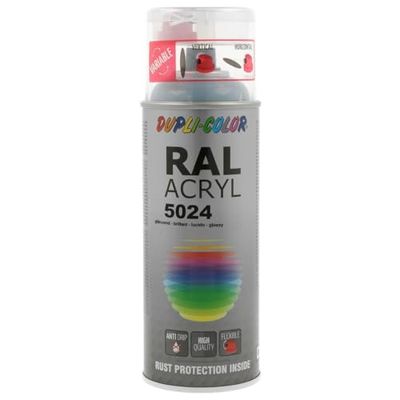 Duplicolor 710421 Spray Acrylique RAL 5024, Bleu Pastel Brillant, 400 ML